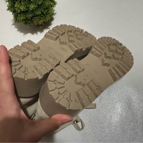 Steve Madden NWOT Rainer Leather Suede Lace Up Hiking Combat Chunky Boots 8.5 - Picture 9 of 9